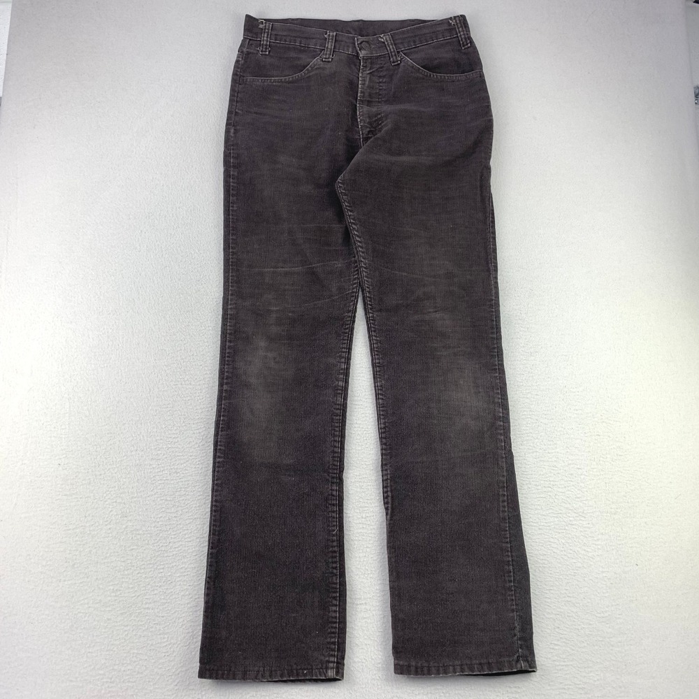 Vintage 80s Levi's 519 Corduroy Pants Mens 32x33‎ Brown Straight 5-Pocket USA